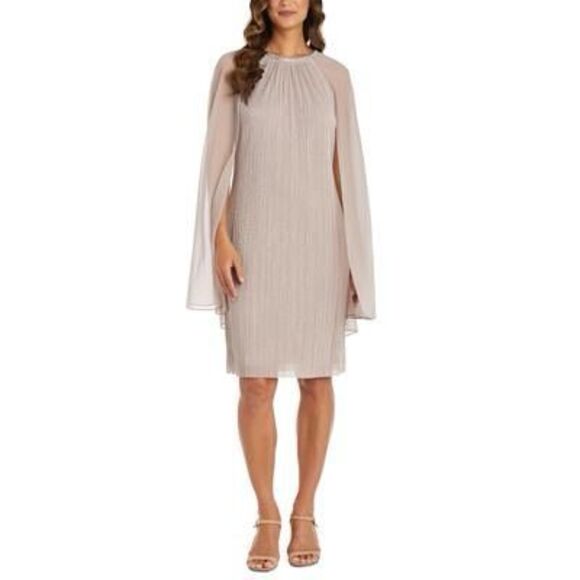 R & M Richards Plus Womens Sheer Mini Sheath Dress Size 20W - Picture 1 of 4